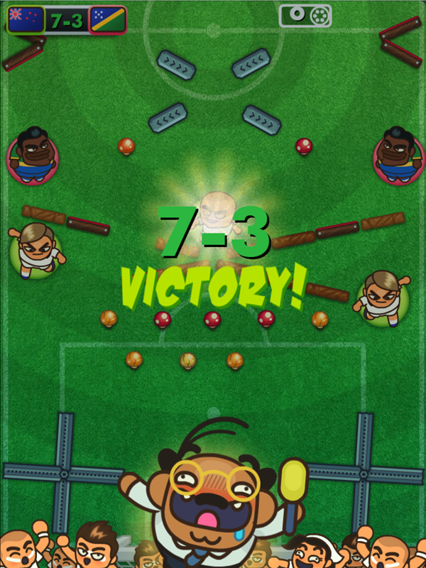 Foot Chinko Game Won Screenshot.