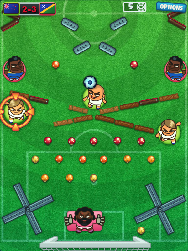 Foot Chinko Game Screenshot.