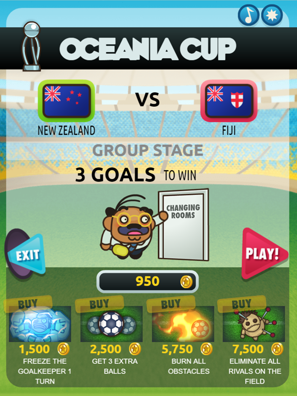 Foot Chinko Oceana Cup Goals Screenshot.