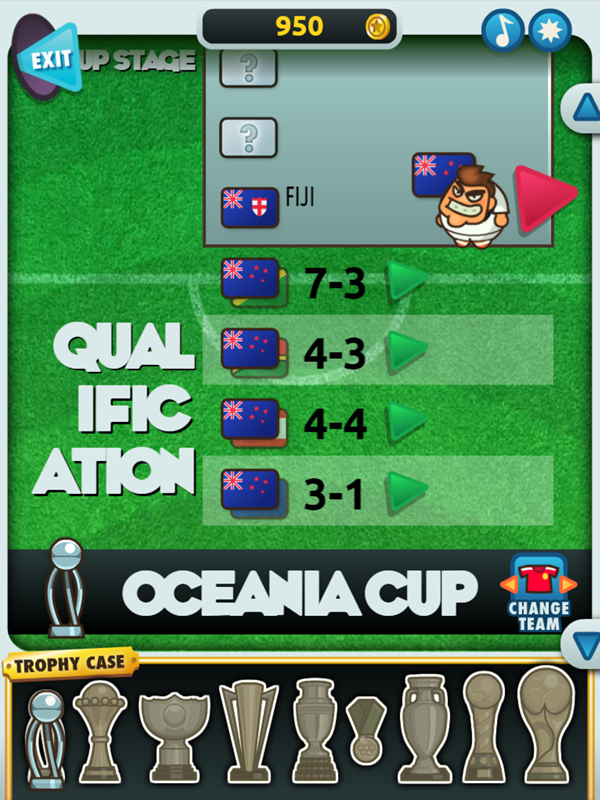 Foot Chinko Oceana Cup Screenshot.