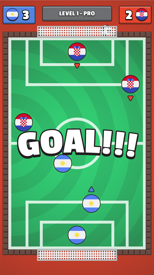 Football Field Game Pro Level Goal Screen Screenshot.