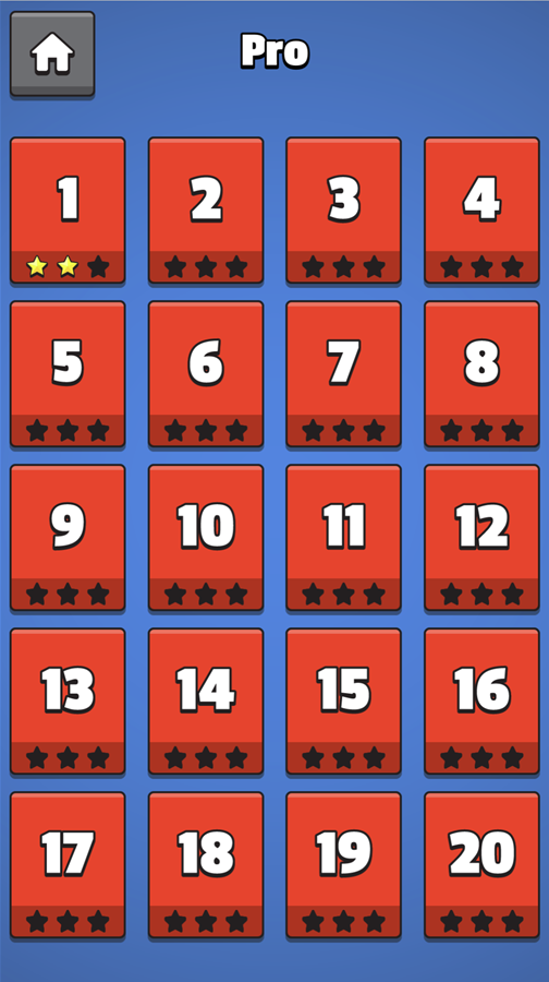 Football Field Game Pro Level Select Screen Screenshot.