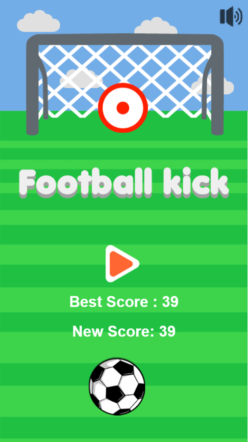 Football Kick Game Best Score Screenshot.