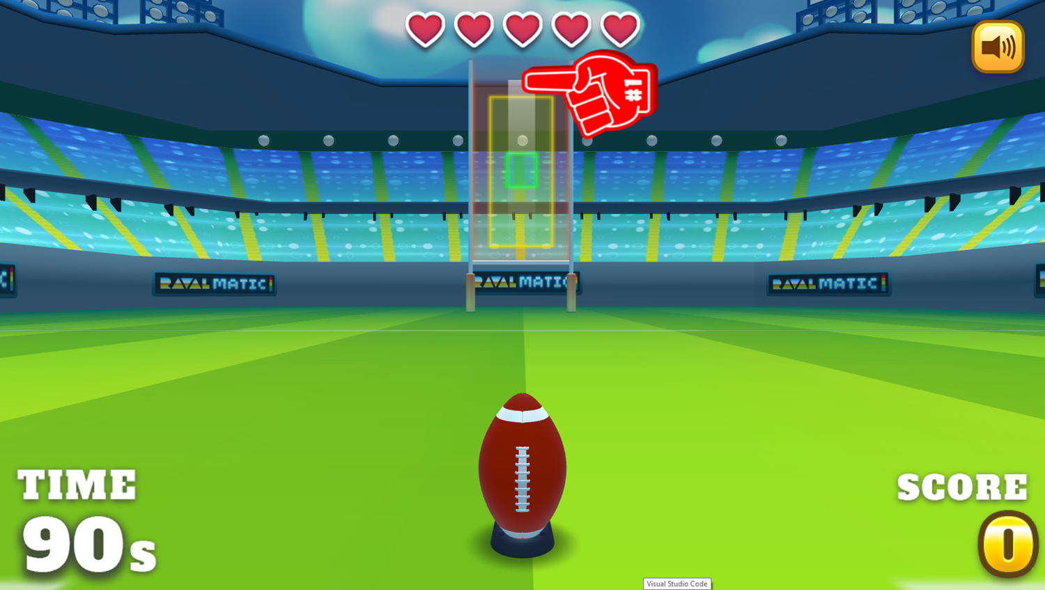 Football Kickoff Game How To Play Screenshot.