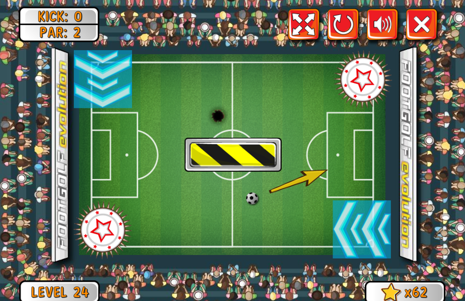 Footgolf Evolution Game Screenshot.