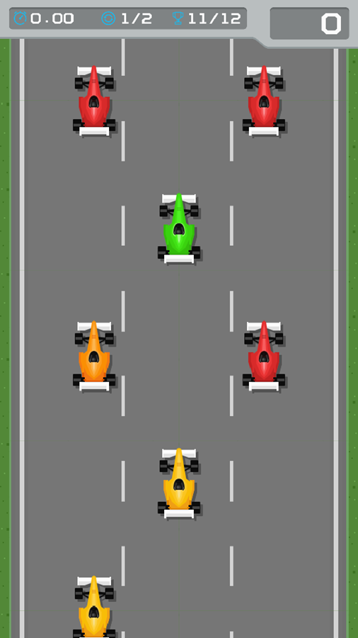 Formula Racing Game Start Screenshot.