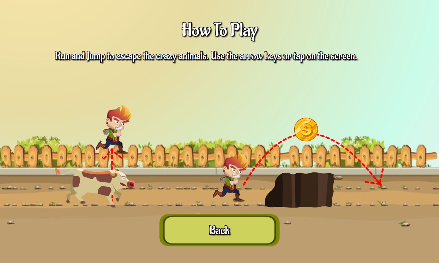 Frenzy Farm Game How To Play Screenshot.