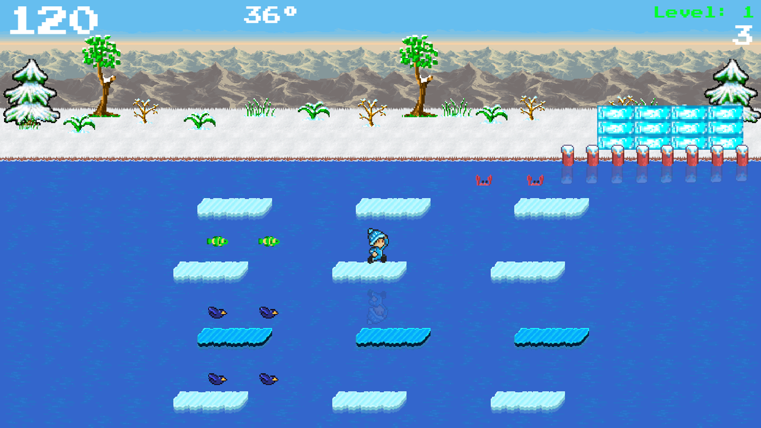 Frosty Game Play Screenshot.