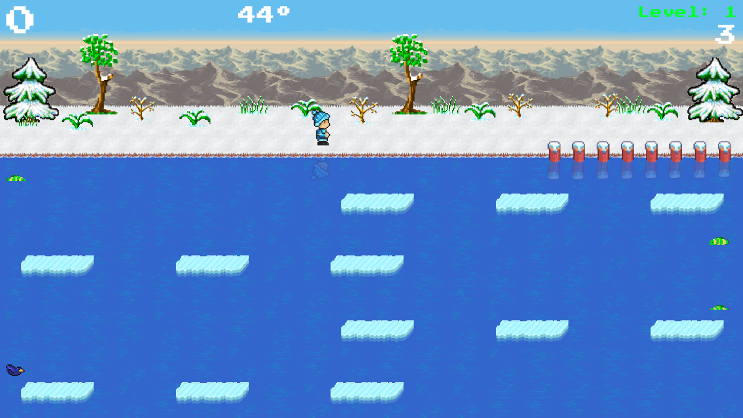 Frosty Game Start Screenshot.