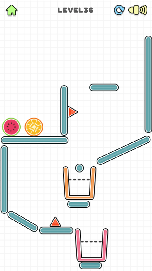Fruit Juicer Game Final Level Screenshot.