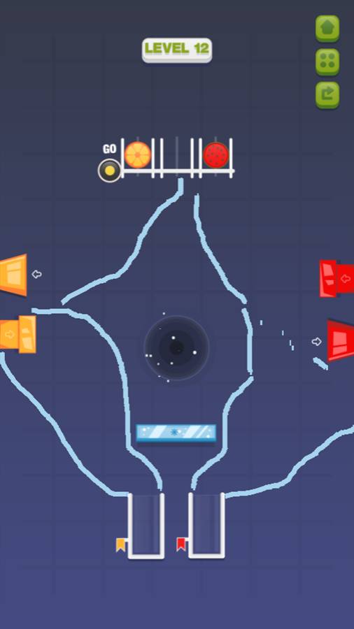 Fruits Galaxy Gameplay Screenshot.