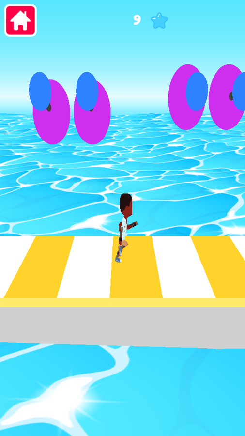 Fun Catch Up 3D Game Level Play Screenshot.