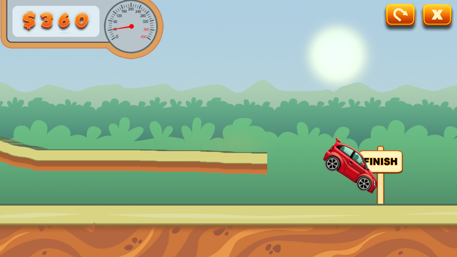 Fun Racer Drawing Path Game Level Complete Screenshot.