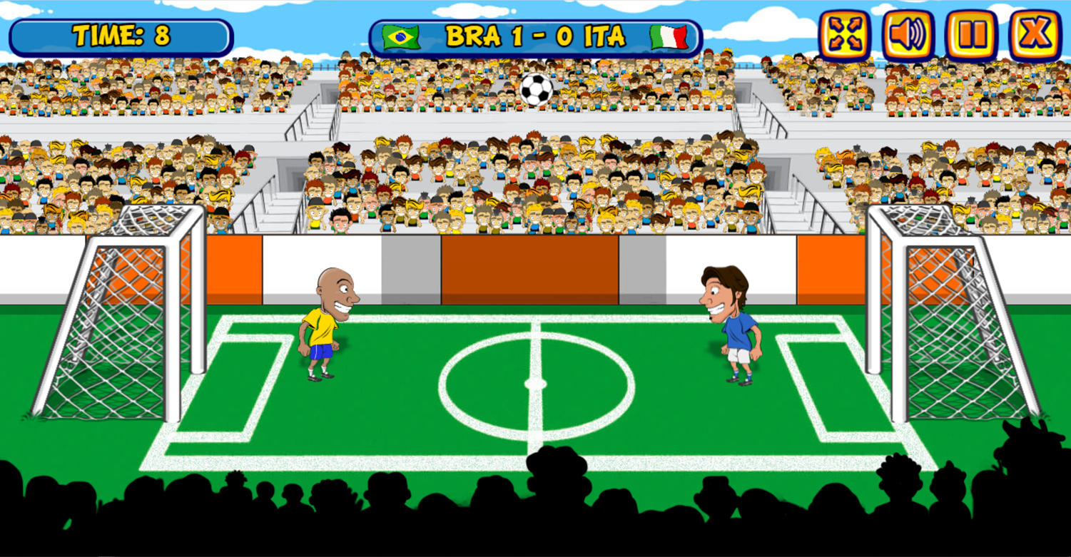 Funny Soccer Game Screenshot.