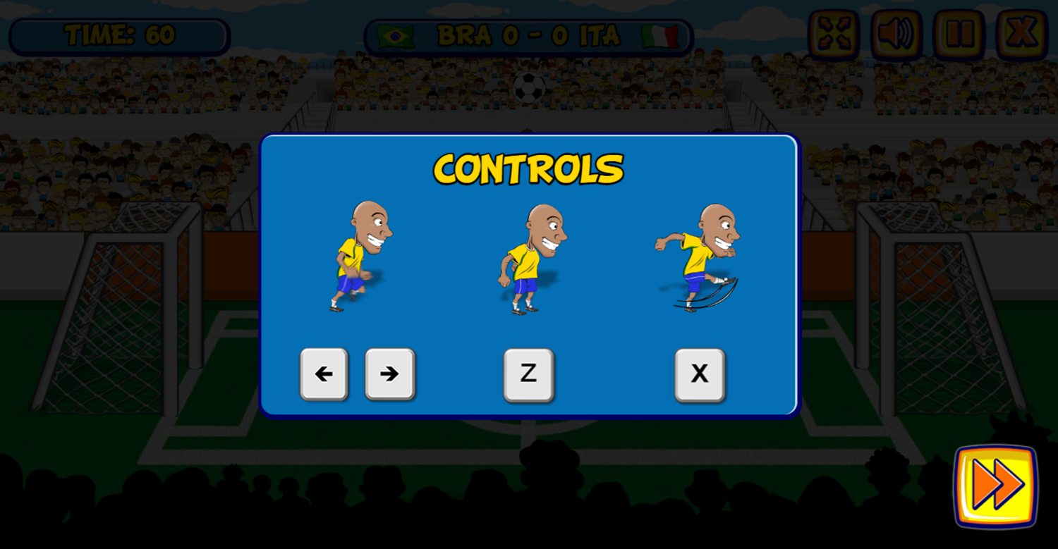 Funny Soccer Instructions Screenshot.
