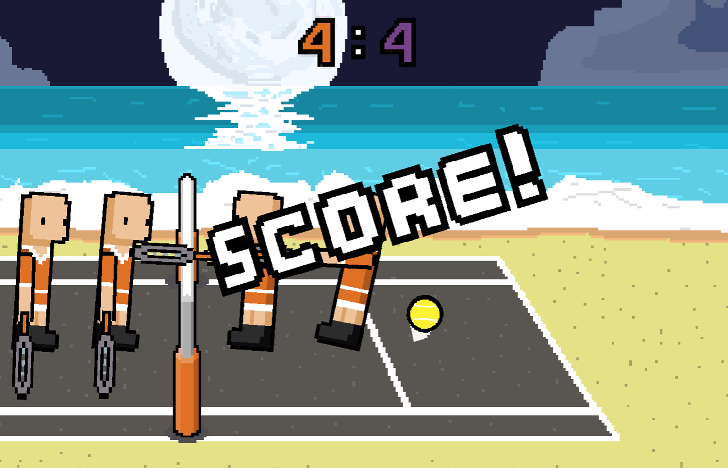 Funny Tennis   Game Score Screenshot.