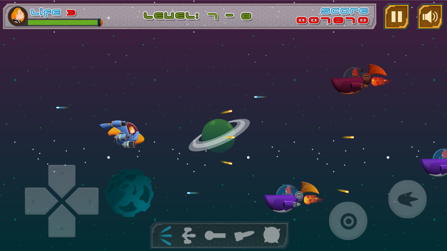 Galactic War Game Screenshot.