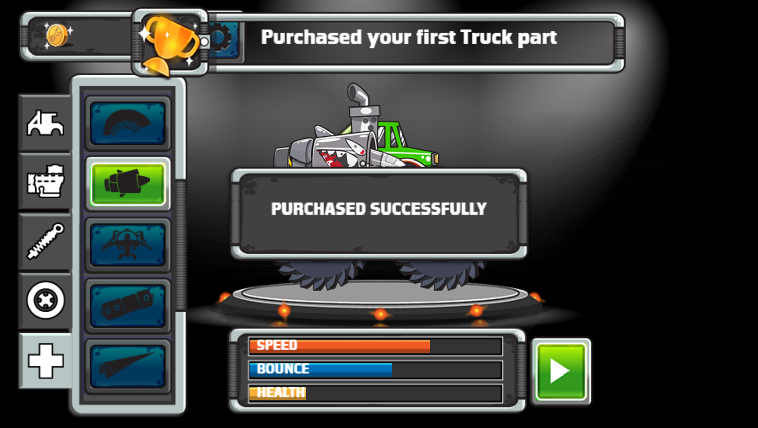 Gamer's Guide Monster Truck Bloodbath Game Customize Car Done Screenshot.