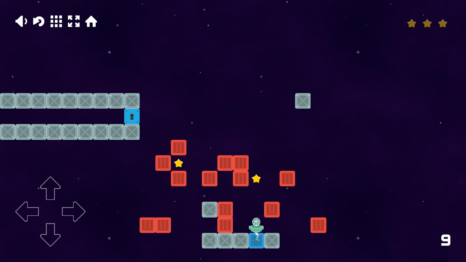 Get the Stars Extended Game Level Progress Screenshot.