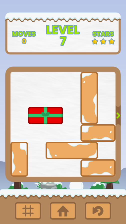 Gift Unlock Game Level Progress Screenshot.
