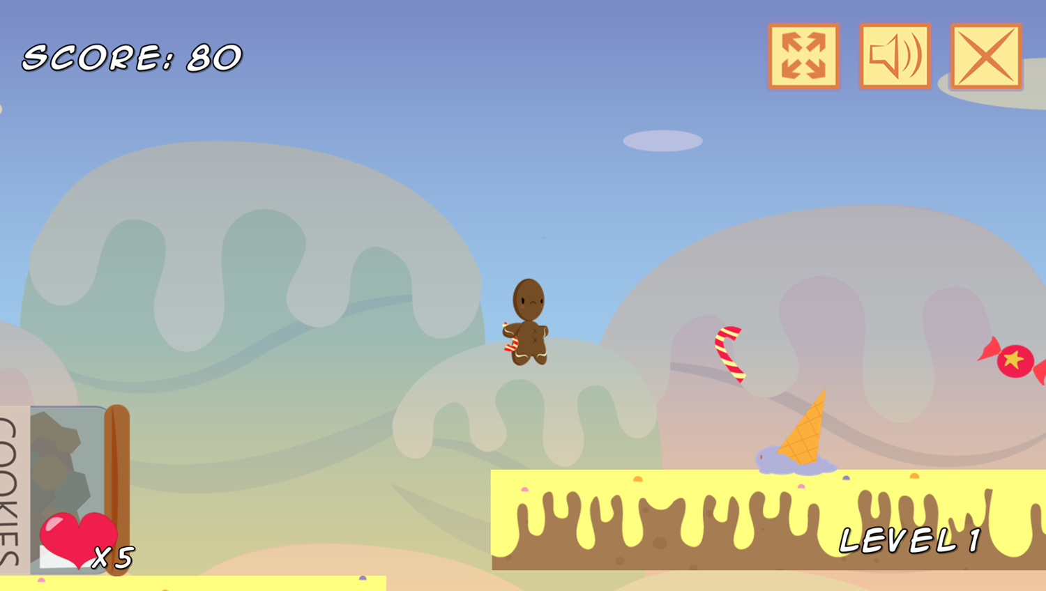 Gingerman Rescue Game Play Screenshot.