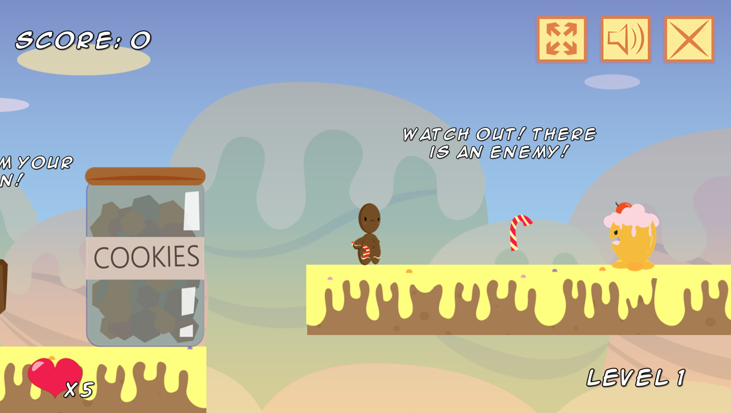 Gingerman Rescue Game Play Tips Screenshot.