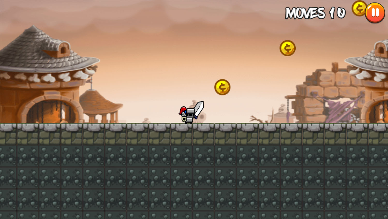 Gladiator Attack Game Screenshot.