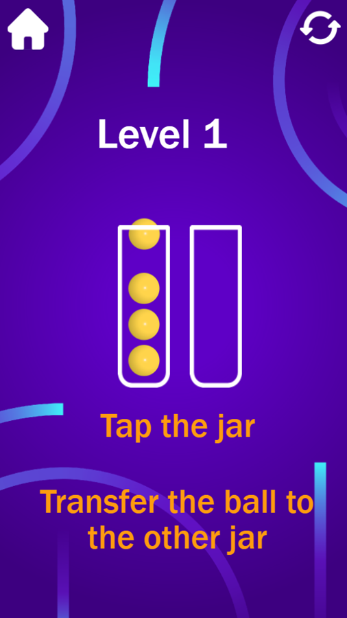 Glass Ball Puzzle Game Play Screenshot.