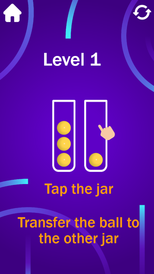 Glass Ball Puzzle Game How To Play Screenshot.