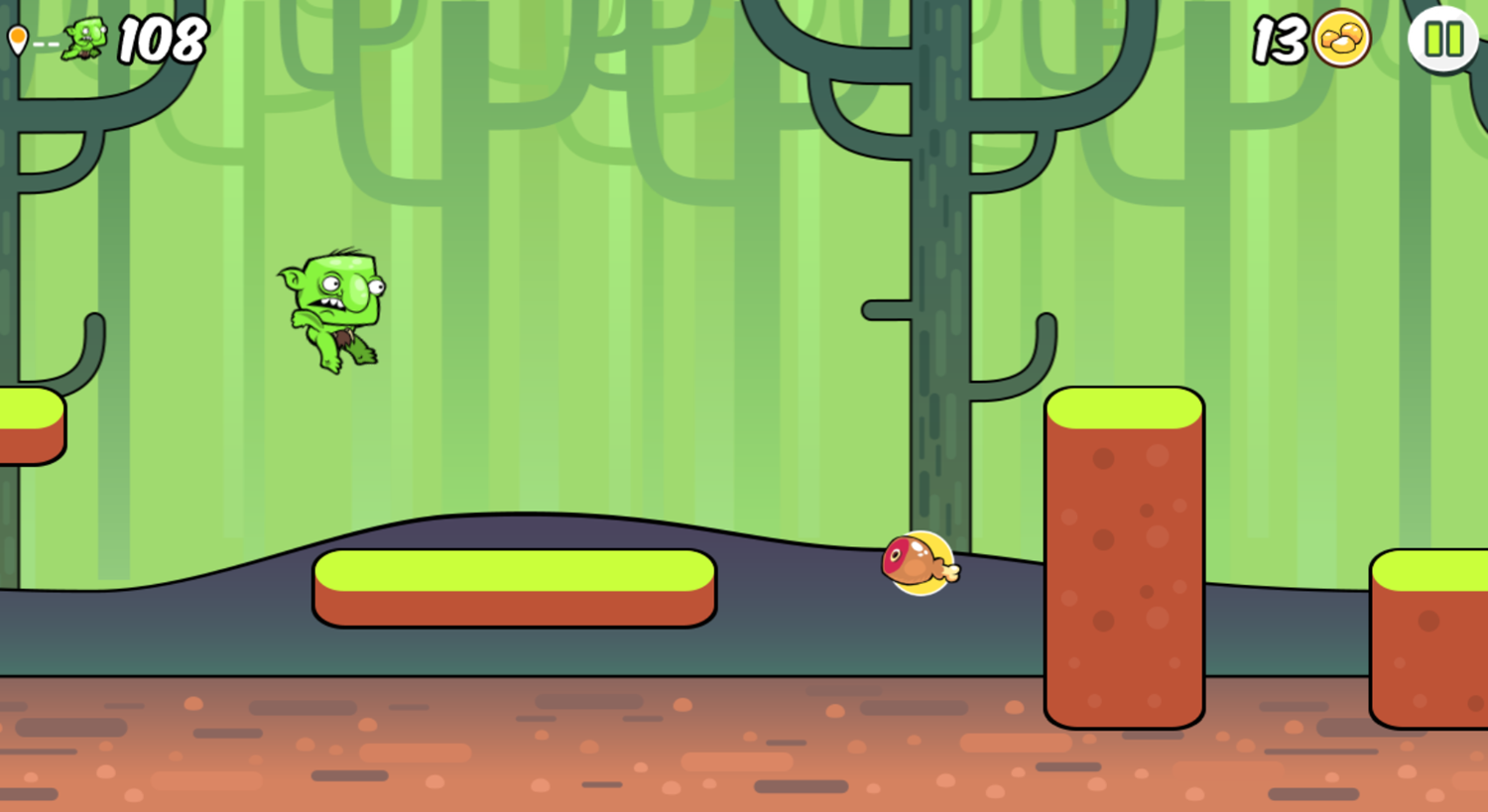 Goblin Run Game Play Screenshot.