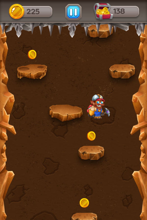 Gold Miner Game Play Screenshot.