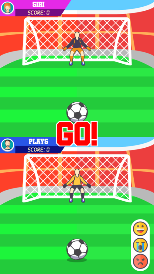 Golden Goal With Buddies Game Start Screenshot.