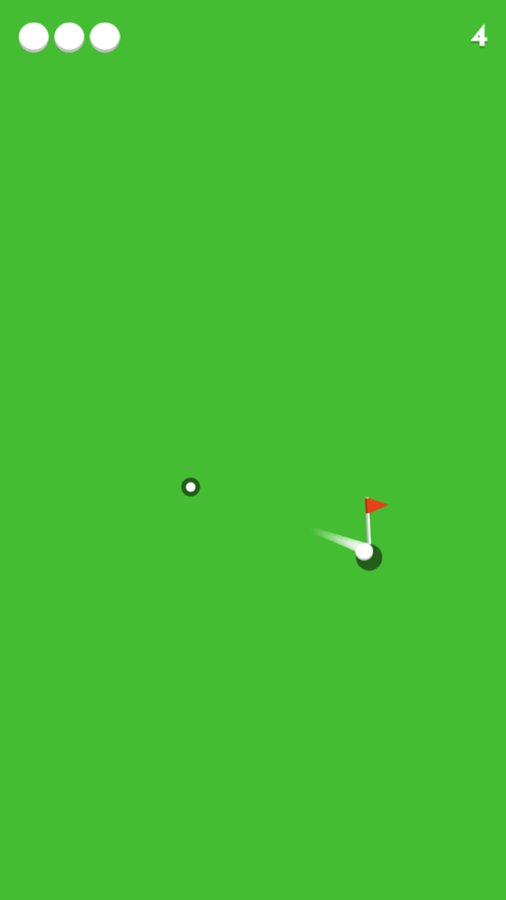 Golfield Game Play Screenshot.