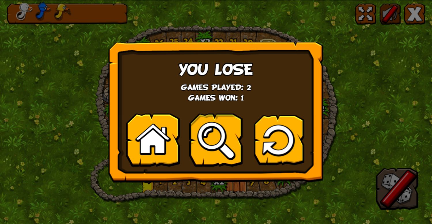Goose Game You Lose Screenshot.