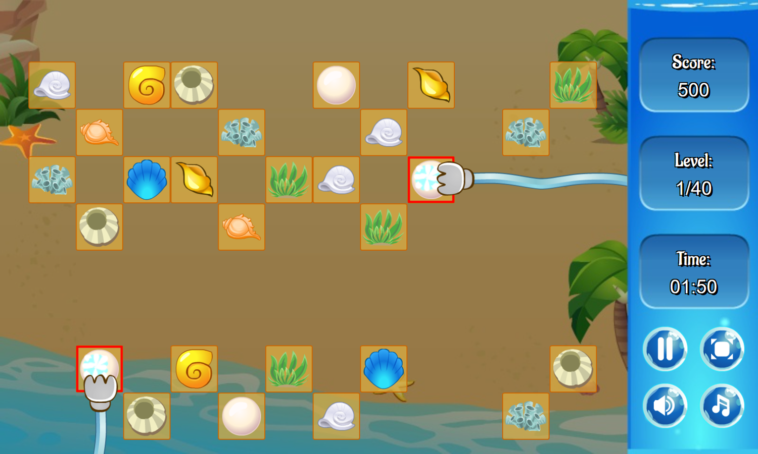 Grab It Mahjong Game Play Screenshot.