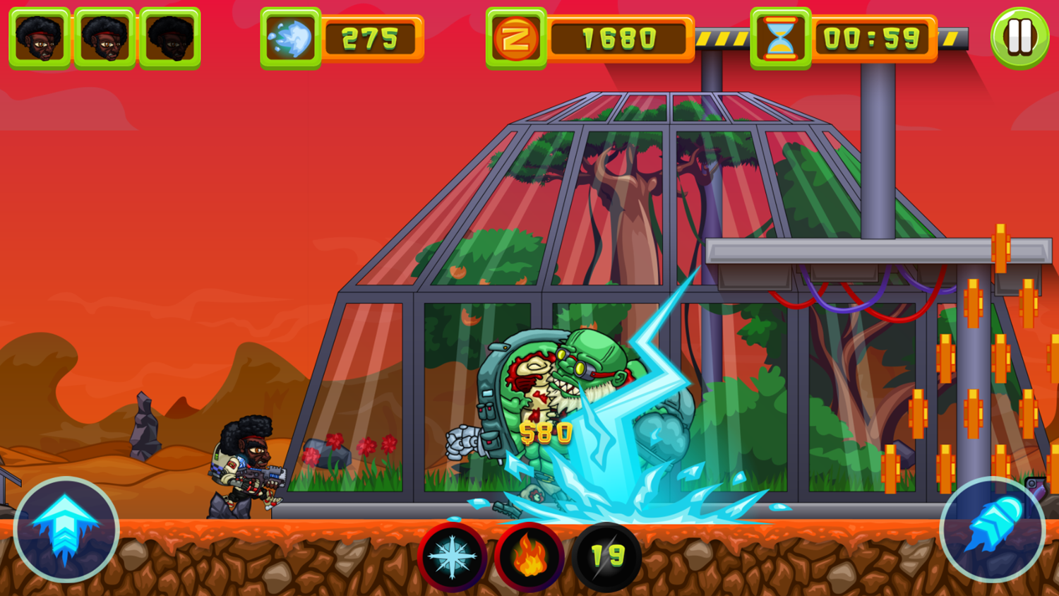 Grand Commander Game Special Attack Screenshot.