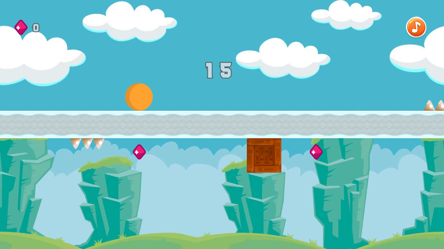 Gravity Ball Game Play Screenshot.