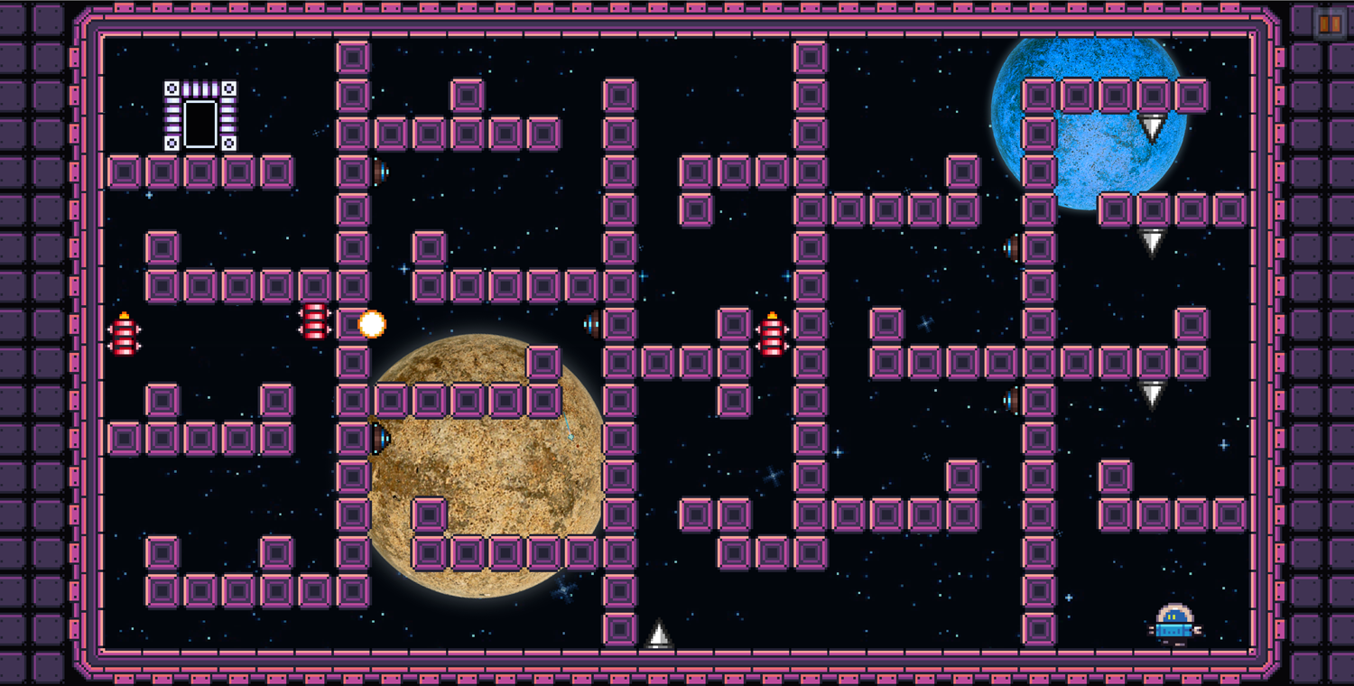 Gravity Escape Complex Level Screenshot.