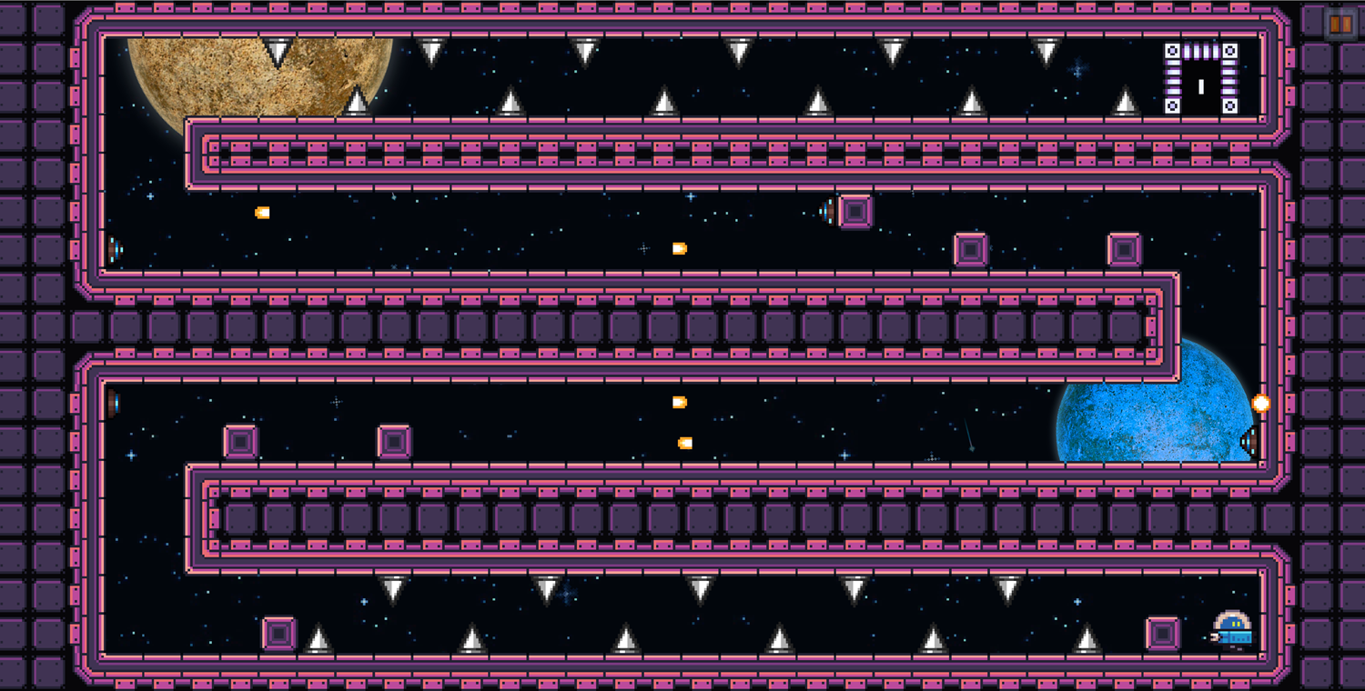 Gravity Escape Spikes Level Screenshot.