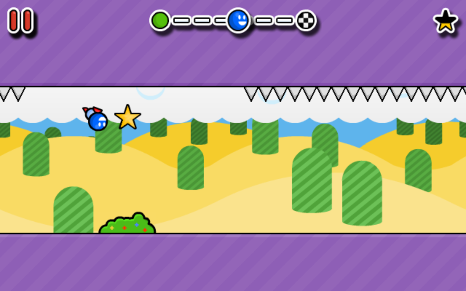 Gravity Run Game Level Play Screenshot.