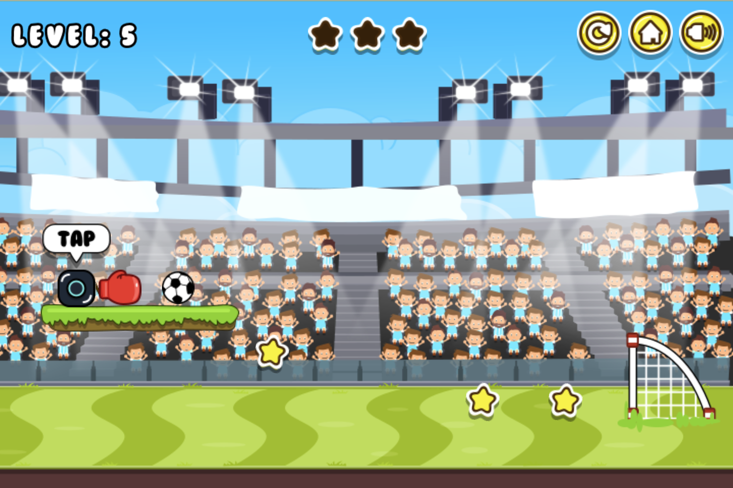 Gravity Soccer 3 Game Boxing Machine Screenshot.