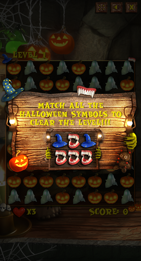 Halloween Breaker Game How To Play Screenshot.