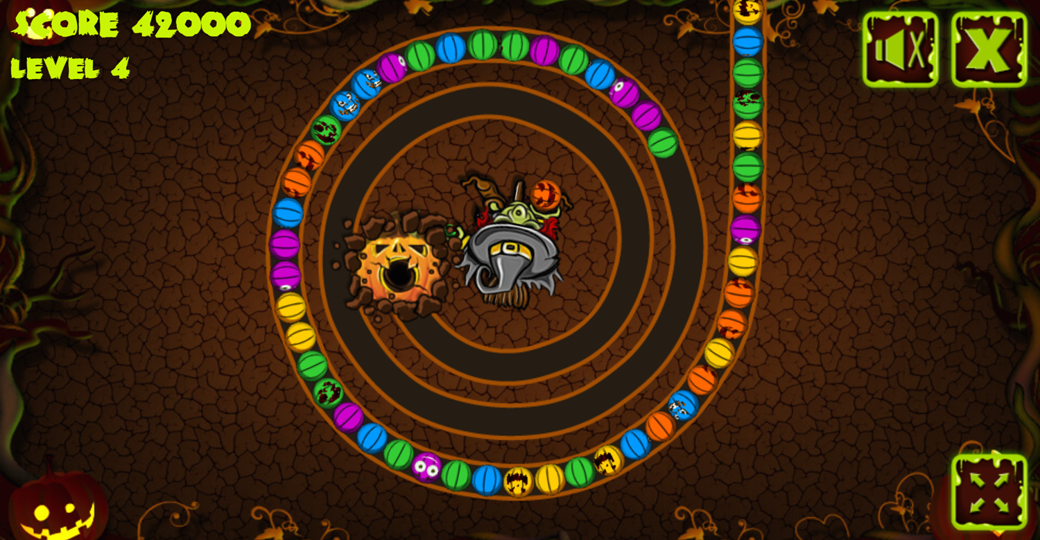 Halloween Chain Game Screenshot.