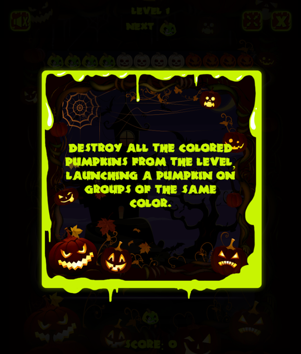 Halloween Shooter Game How To Play Screenshot.