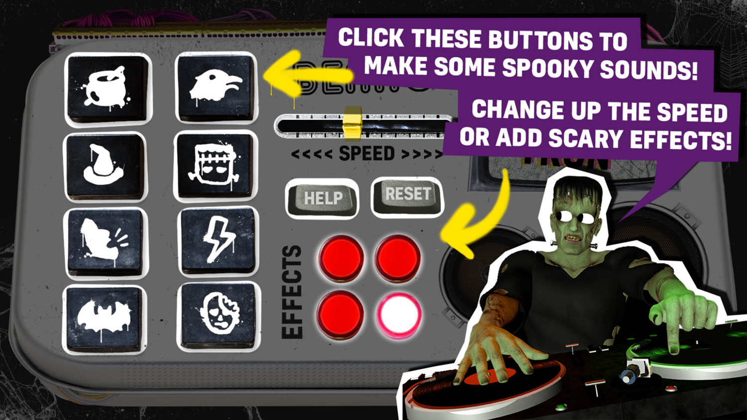 Halloween Soundboard Game How To Control Screenshot.