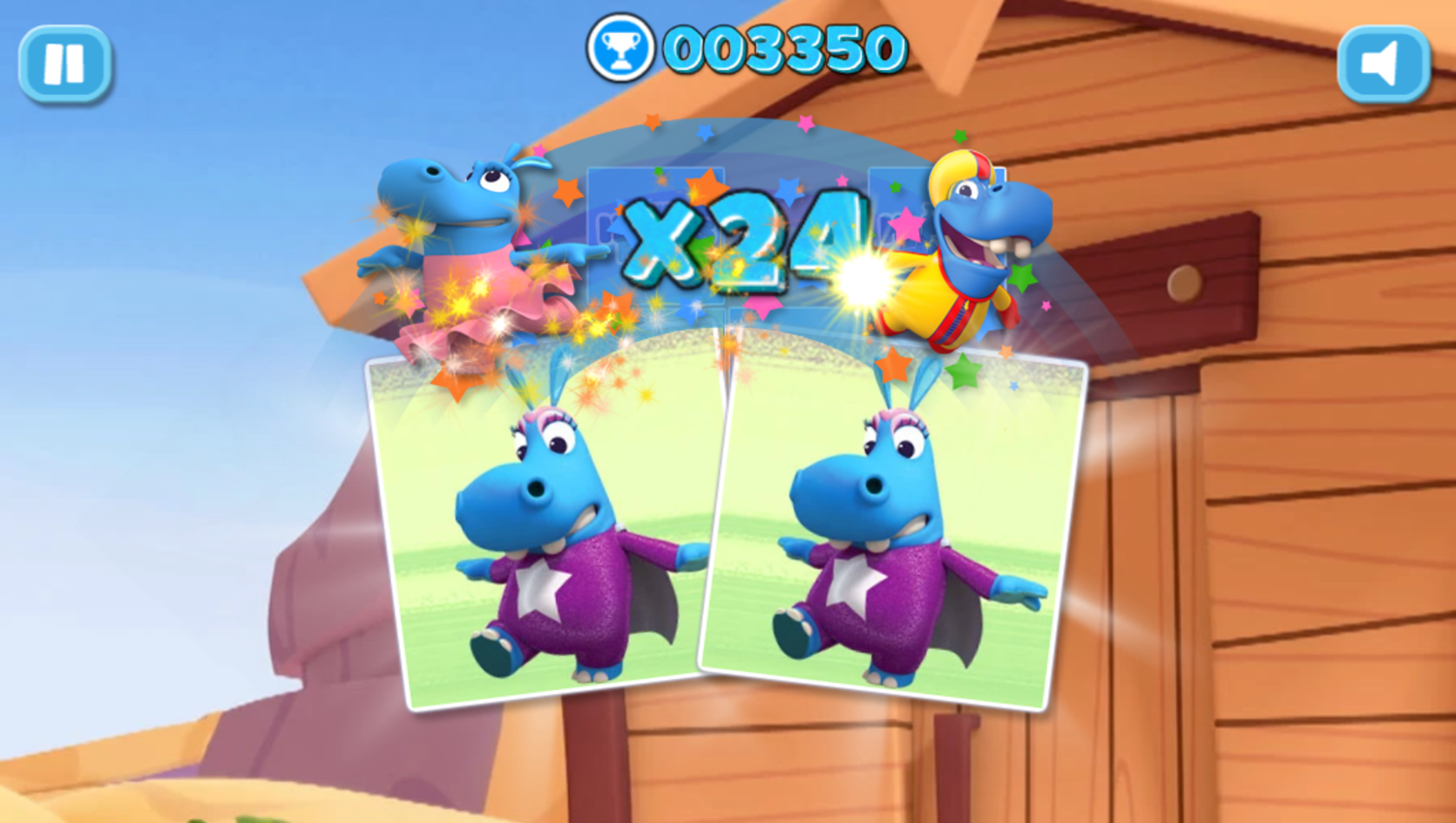 Happos Family Match Up Game Combo Screenshot.