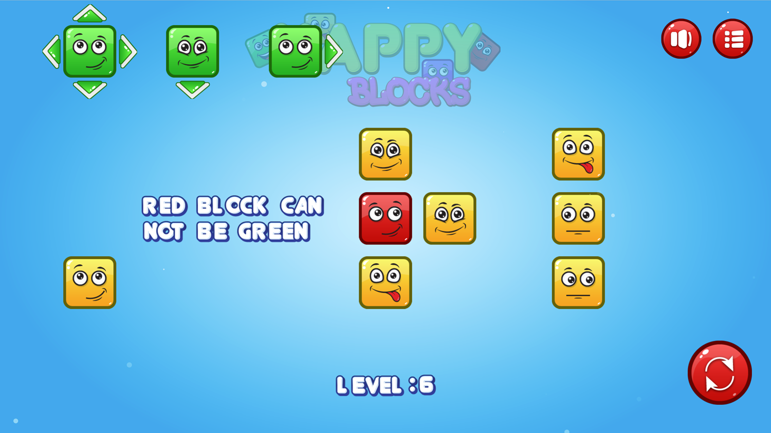 Happy Blocks Game Read Block Info Screenshot.