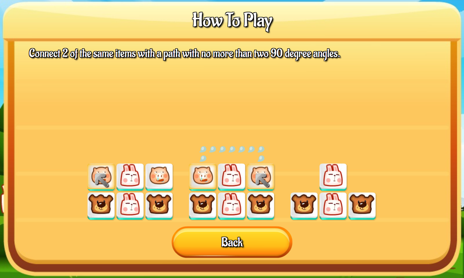 Happy Connect Game How To Play Screenshot.