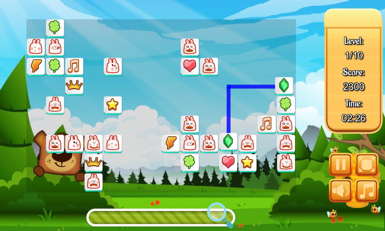 Happy Connect Game Level Play Screenshot.