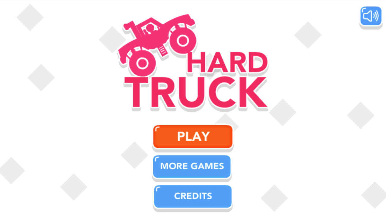 Hard Truck Game Welcome Screen Screenshot.